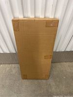 Boxed IKEA BROR storage unit from angle showing front of box