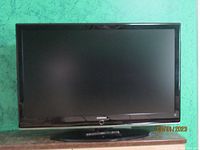 Front view of Samsung 45-inch TV powered off