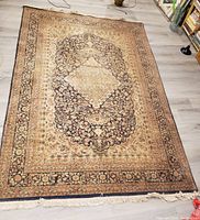 Full view of the rug laid flat on floor