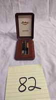 Fisker Baron lighter in original fitted case with visible branded interior lid