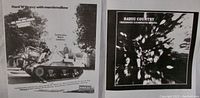 Photo of the back covers of the two vinyl record albums: Paul Revere & The Raiders and Creedence Clearwater Revival.