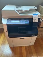 Front view of Xerox WorkCentre 3615 showing automatic document feeder and control panel