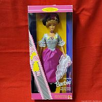 Photo of Barbie French Doll in original packaging showing full doll and box front