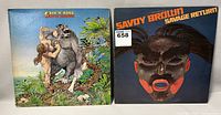 Front covers of two Savoy Brown vinyl albums: Skin 'n' Bone and Savage Return.
