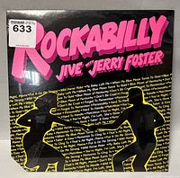 Front cover of the vinyl album showing the title in bright pink text over a black background with yellow silhouettes of dancers.