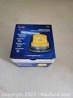 Yellow emergency warning light in original sealed box