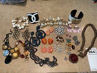 All items laid out on beige surface