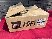 Original Dual HiFi cardboard box with CS 455-1 label