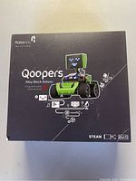 Front view of Qoopers by Robobloq box, showcasing the robot illustration and branding.