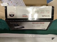 Box for Lexmark Z715 printer, showing the brand name and model with slight box wear.