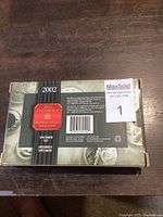 Outer packaging of the Royal Canadian Mint 2002 Specimen Set box featuring branding and barcode.