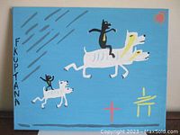 Straight-on front view of the painting showing full composition