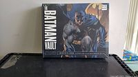 Front cover of The Batman Vault sealed boxed book showing Batman artwork and title.