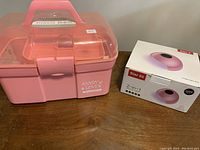 Pink Candy Lover manicure kit case and boxed Star 6s UV LED nail lamp.