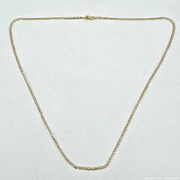 Full view of the necklace laid flat