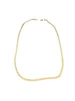 Full view of the 10K yellow gold chain, showing the overall length and links.