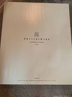Box of Pottery Barn Cambree frame showing brand and size details