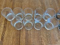 Photo of 12 clear rocks glasses without branding, similar style