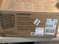 Outer product box showing brand 'Winsome', product description and assembly instructions.