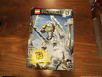 Box front showing Lego Bionicle and Kopaka on an ice creature with set number 70788