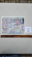 Full view of signed Upper Deck Gordie Howe 65th Birthday Celebration Tour collectible card showing condition and overall design.