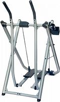 Silver Gazelle Freestyle elliptical machine showing frame, handles, and foot platforms