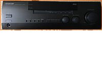 Front view of Kenwood AV Surround Receiver VR-307 showing main control panel and buttons.