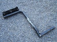 Full view of the Swagman trailer hitch bike rack showing the hitch arm and bike holders.