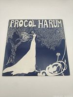 Front cover of the Procol Harum vinyl record sleeve showing stylized artistic illustration in blue and white, with the band name prominently displayed.