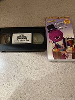 Barney's Talent Show VHS tape and Mighty Morphin Power Rangers Official Fan Club Video VHS tape