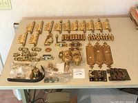 Full overview of all hardware arranged on table