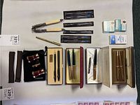 Overview of all pens, cartridges, opera glasses and loose pen