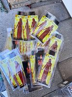 Bundles of Carrie horror movie film cell bookmarks sealed in plastic packaging, showing title and image design on front.