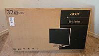 Front of sealed Acer EB1 Series monitor box