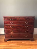 Full front view of chest showing overall form and finish