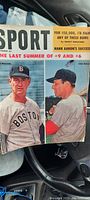 Front cover of vintage September issue SPORT magazine with Ted Williams and Stan Musial on the cover, showing clear title and player images.