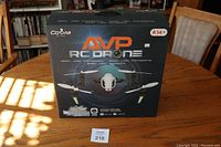 Front view of Cobra AVP RC Drone box displaying drone and product title.