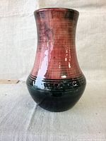 Front view showing shape and glazing gradient from green to red