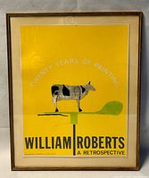 Framed poster showing full artwork and frame condition.