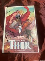 Front cover of The Mighty Thor #1 comic book with full view of triple fold cover artwork.