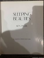 Title page reading 'Sleeping Beauties' by Ken Haak, published by St. Martin's Press New York.
