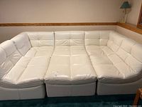 Full view of sectional sofa assembled in L-shape