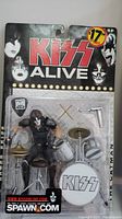 Peter Criss figure packaged with drum kit and mic.