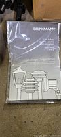 Instruction manual for Brinkmann low voltage outdoor lighting 'Landscape Design Series'.