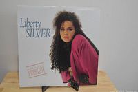 Front cover of Liberty Silver 'Private Property' vinyl LP album showing artist image and title