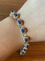 Bracelet on wrist showing design, fit, and size