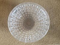 Top-down view showing concentric floral pattern across bowl interior