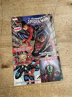Cover photo of The Summer of Spider-Man Sampler No.1 comic featuring Spider-Man characters including Peter Parker and Miles Morales in dynamic poses with text and Marvel branding.