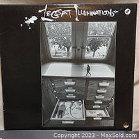 Front cover of the double vinyl album 'Illumination' by Leggat showing artistic grayscale photo and title