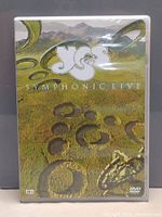 Front cover of the Yes Symphonic Live DVD showing artwork and band logo